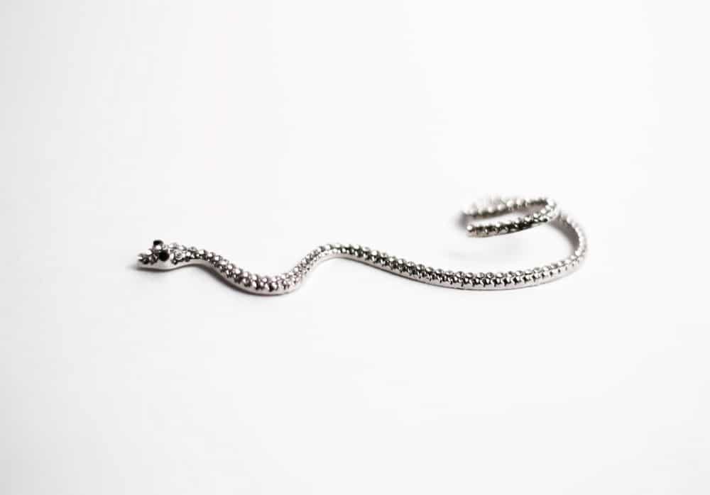 chaîne en argent à maille serpent