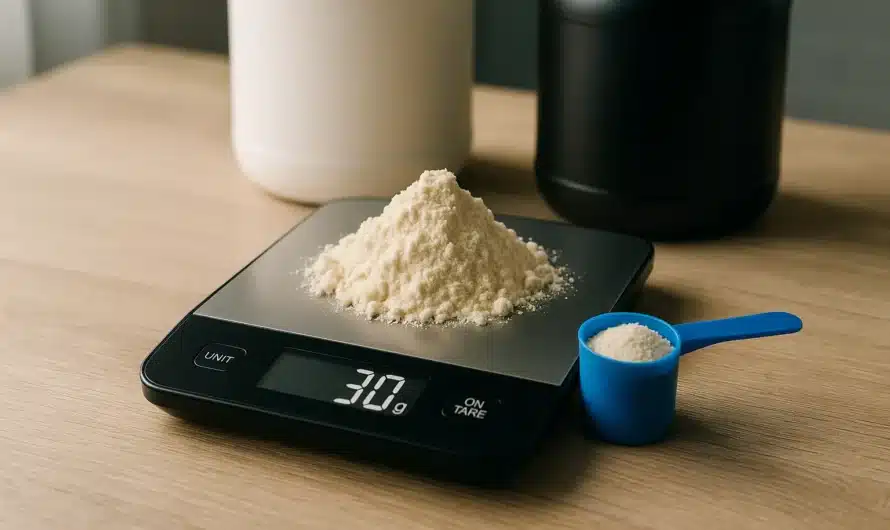 1 scoop de Whey : ça fait combien en gramme ?
