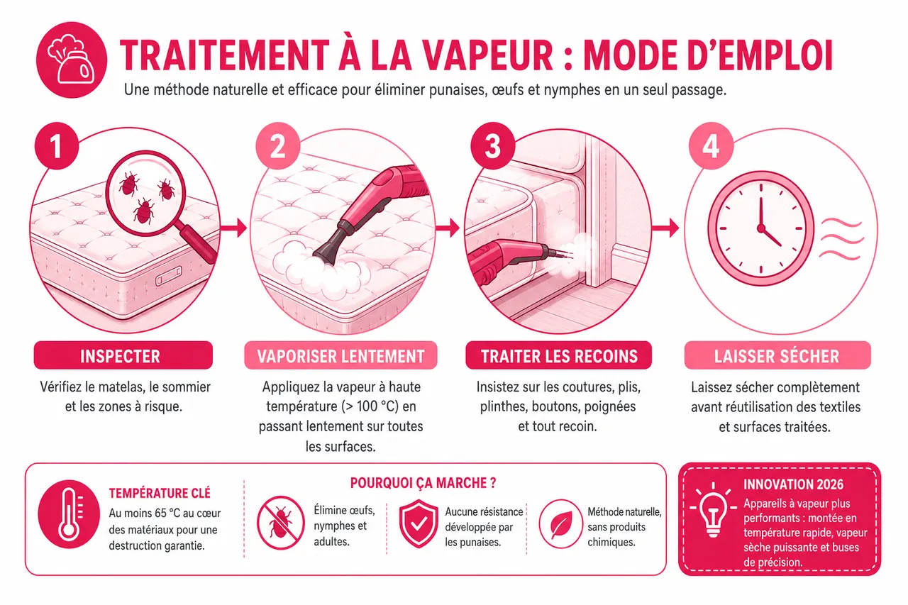 Punaises de lit: 7 signes qui ne trompent pas pour les détecter chez vous , Comment éliminer les punaises de lit: méthodes et innovations en 2026
