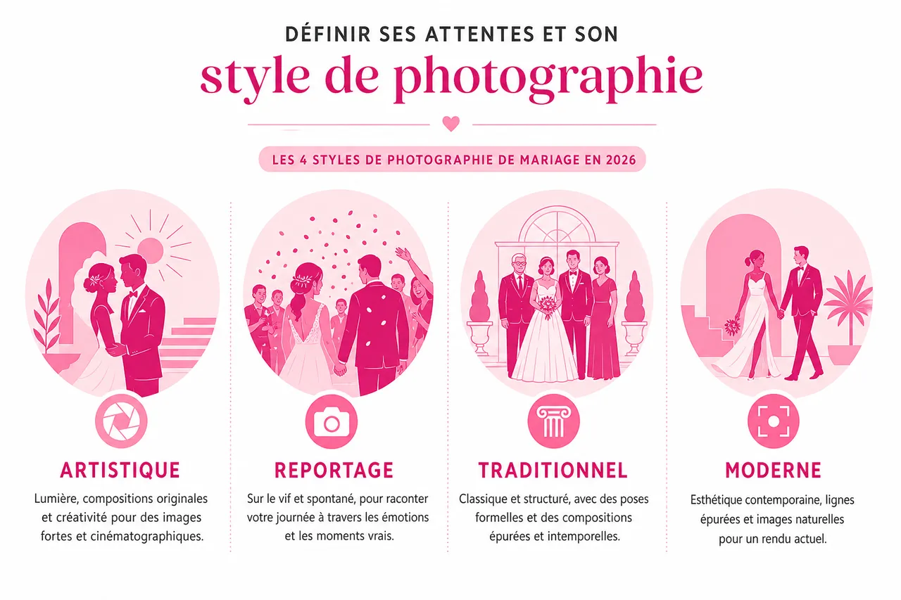 Comment choisir un photographe de mariage pour des souvenirs inoubliables , Définir ses attentes et son style de photographie