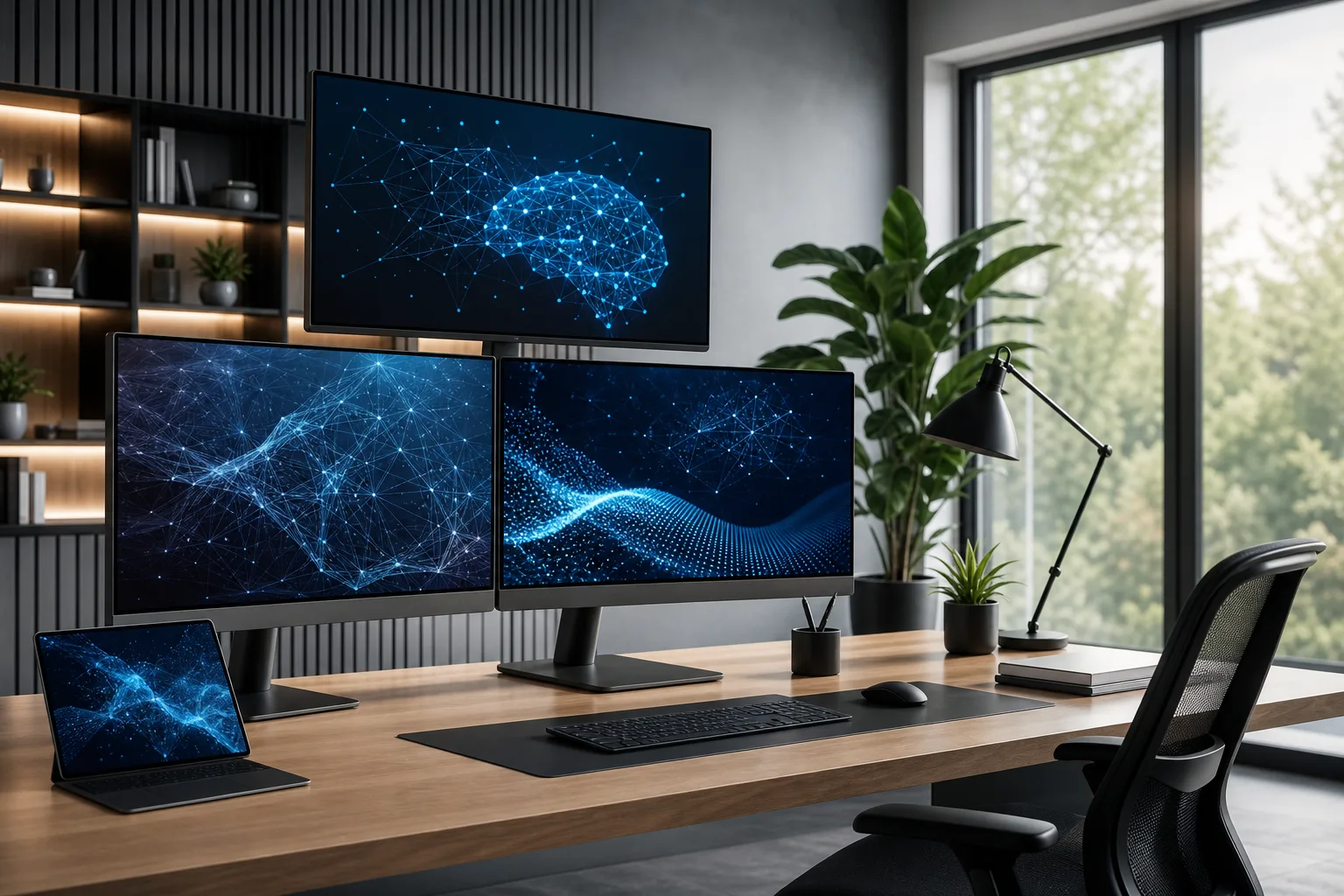 Intelligence artificielle gratuite utilisée dans un environnement professionnel