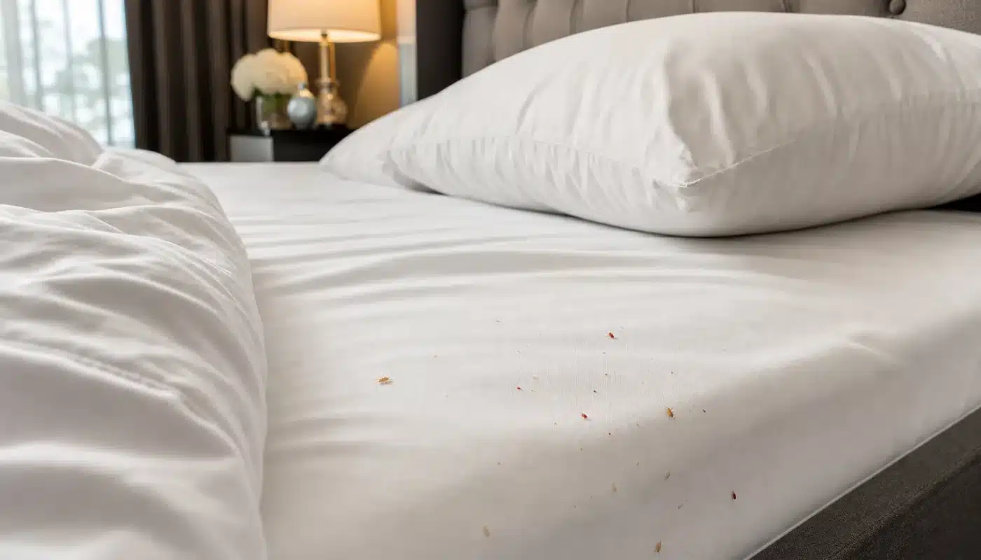 Detecteurs de punaises de lit et signes d'infestation domestique