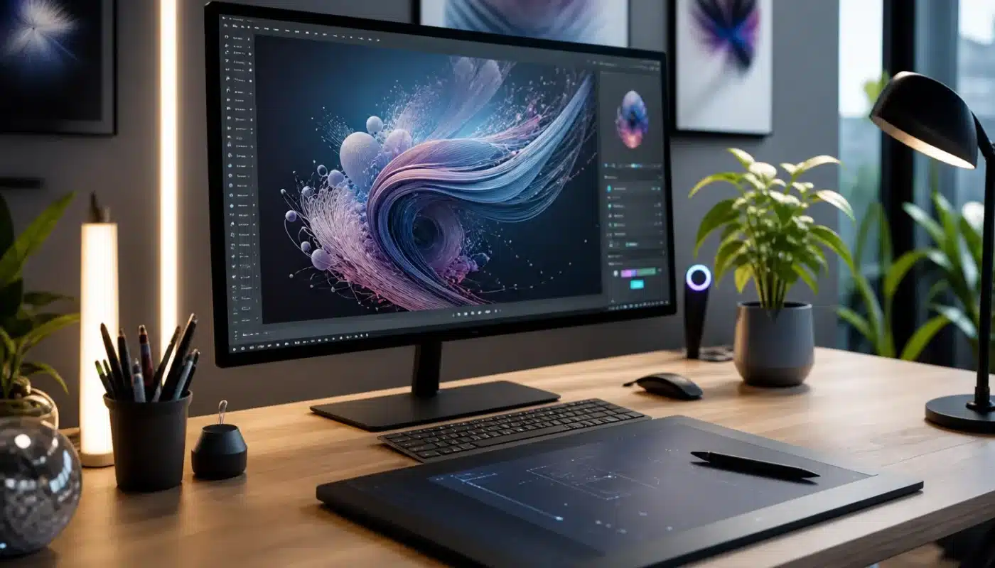 Outil d'intelligence artificielle créant une image numérique innovante